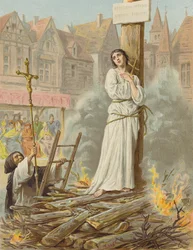 The Torture of Joan of Arc (chromolitho)