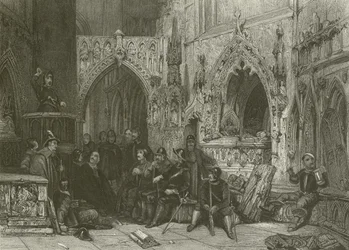 Puritan Soldier Preaching