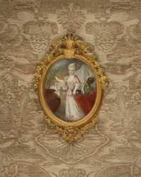Portrait of Princess Wilhelmine of Prussia at the Age of 6