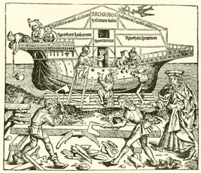 The Building of the Ark Superintended by Noah