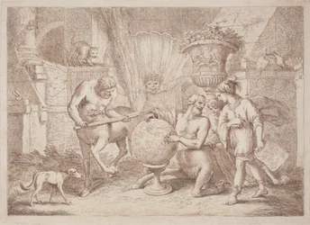 Chiron Teaches Geography to Achilles