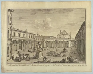 View of Florence, Plate from 