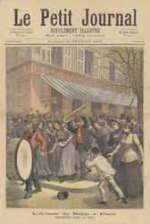 A Salvation Army Band Receiving Abuse on a Paris Street