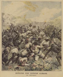 Destruction of a German Expedition in Africa