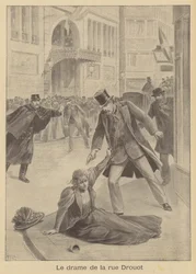 Shooting on Rue Drouot, Paris