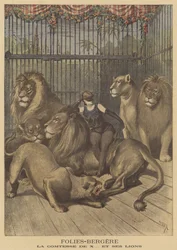 The Countess of X and Her Lions at the Folies-Bergere