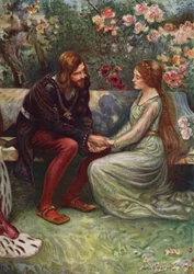 Prince Henry and Elsie in the Garden