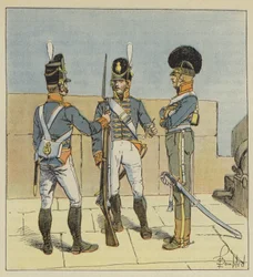 English Artillery, On Foot, On Horseback