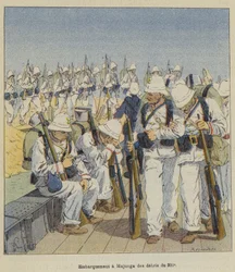 Embarkation at Majunga of the Debris of the 200th