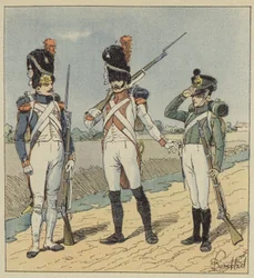 Imperial Guard, Grenadiers, 1st Regiment, 2nd Regiment, Pupils