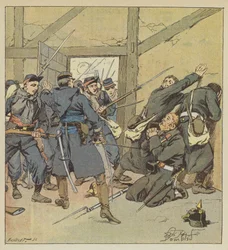 The Attack on Villejouan by Commander Fouilhade