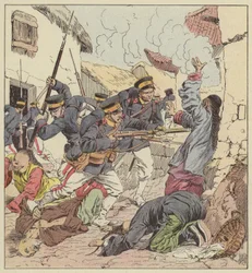 The Japanese Massacre the Chinese in Port-Arthur