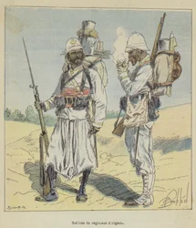 Soldiers of the Algerian Regiment