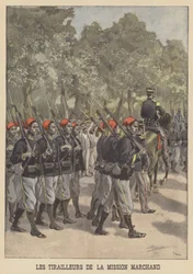 French colonial tirailleurs of the Marchand Mission