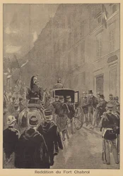 The surrender of Fort Chabrol