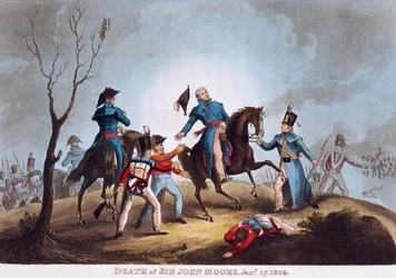 Death of Sir John Moore, 17 Jan 1809