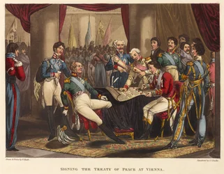 Signing the Treaty of Peace at Vienna, 1818