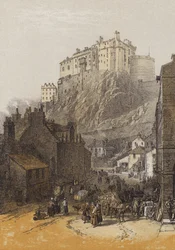 Edinburgh Castle, from the Grassmarket