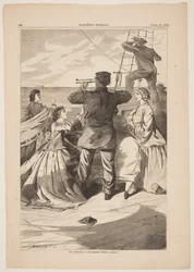 The Approach of the British Pirate Alabama