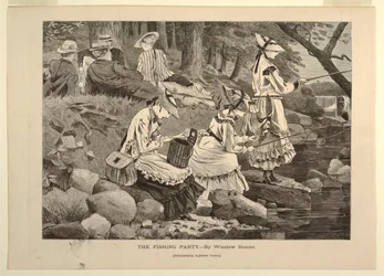 The Fishing Party, from Appletons