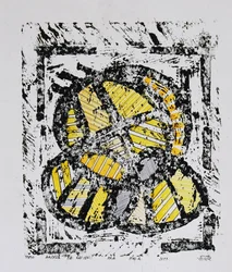 Bold Yellow Abstraction