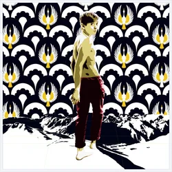 Boy In Surreal Mountains