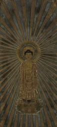 Amida Manifesting in the Dharma-body of Expedient Means