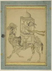 Angel (Peri) Riding a Composite Camel