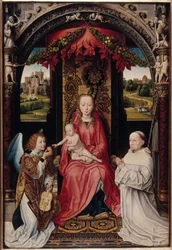 Virgin and Child with an Angel and a Donor