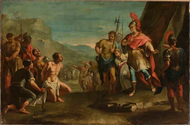 Killer of Darius Before Alexander (King Porus and Alexander the Great)