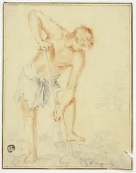 Man with Spade