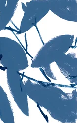 Abstract Blue Foliage