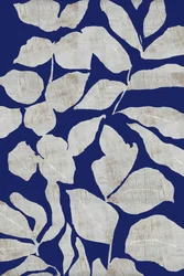 Abstract Botanical Blue