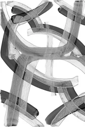 Abstract Flowing Strokes