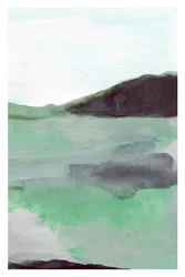 Abstract Misty Landscape