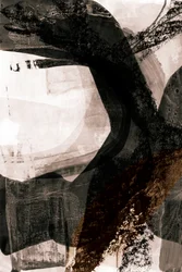 Abstract Sepia Strokes