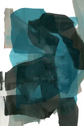 Abstract Teal Layers