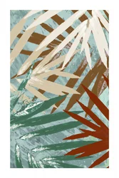 Abstract Tropical Foliage