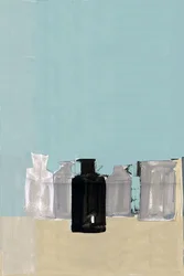 Black Bottle Still Life