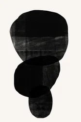 Black Organic Shapes