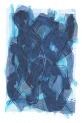 Blue Fluid Abstract