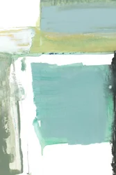 Calm Teal Green Abstract