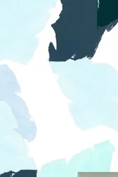 Cool Blue Abstract Shapes