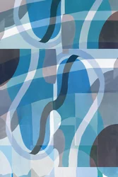 Cool Blue Abstraction