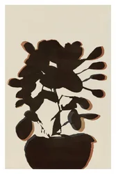 Dark Orchid Silhouette