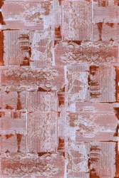 Distressed Geometric Patchwork