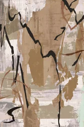Distressed Neutral Abstract