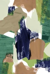 Earthy Brushstroke Abstract