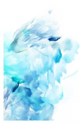 Fluid Blue Abstract
