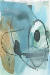 Fluid Teal Abstract